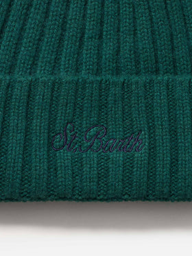 Man british green cashmere blend hat Wengen - MC2 Saint Barth