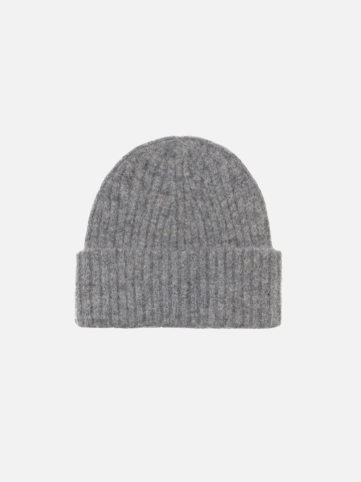 Man mélange grey stretch alpaca hat Wengen - MC2 Saint Barth