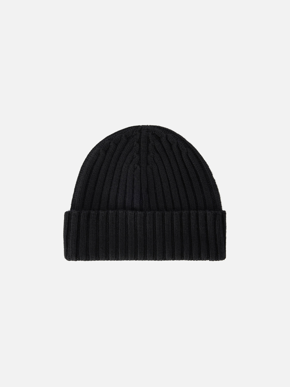 Bonnet Wengen noir avec broderie St. Barth 
