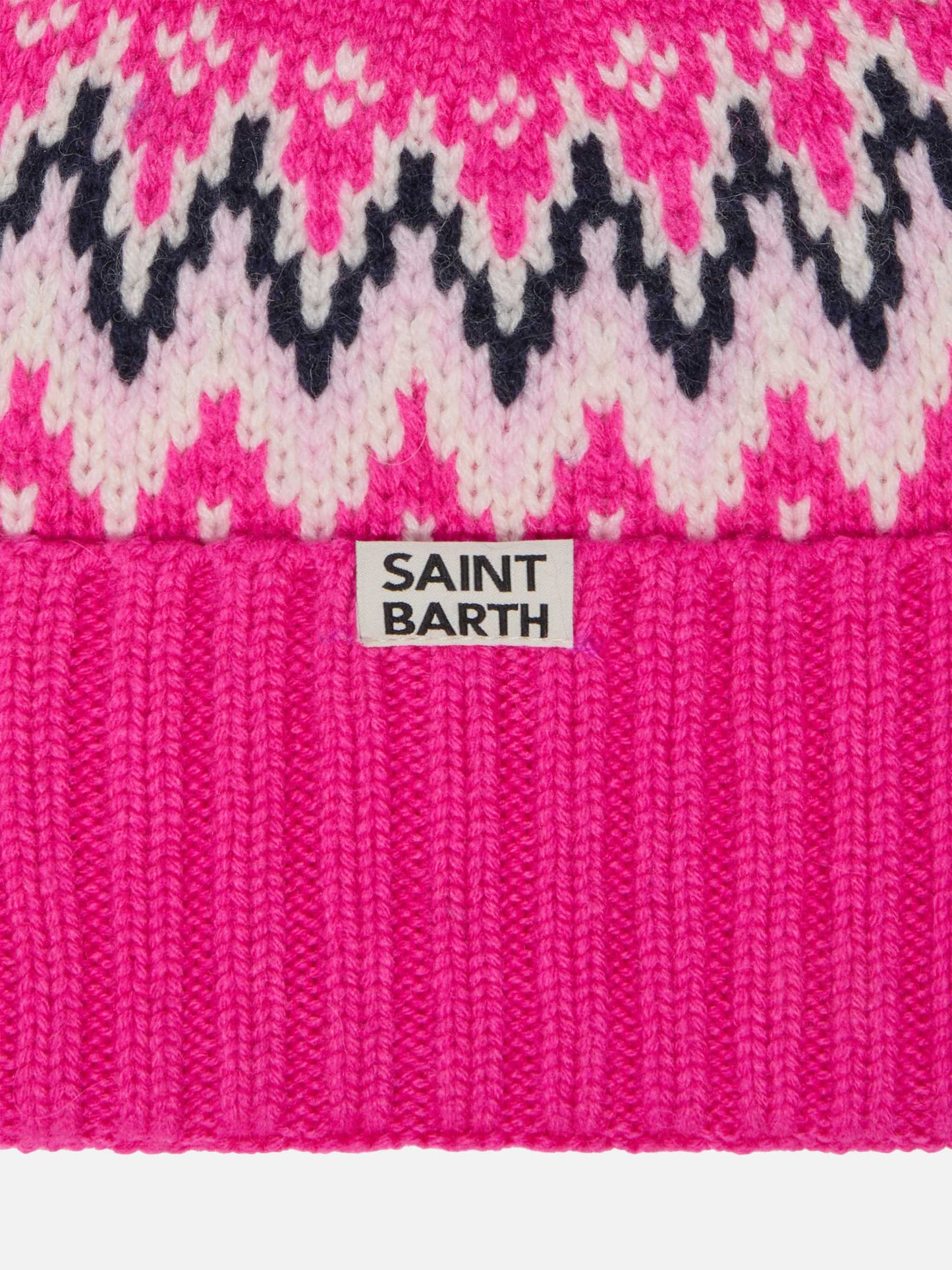 Berretto Wengen Nordic con pompon