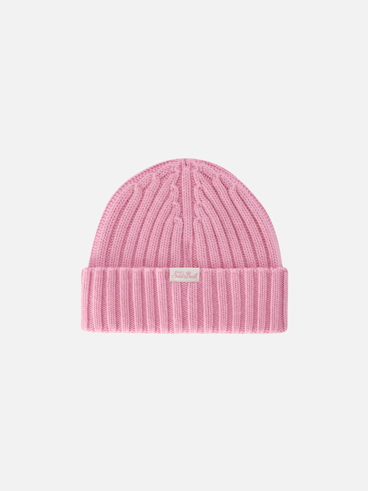 Gorro beanie Wengen rosa con bordado Princess 