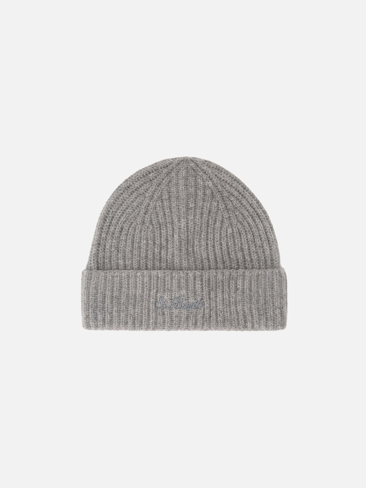 Berretto Wengen grigio in cashmere
