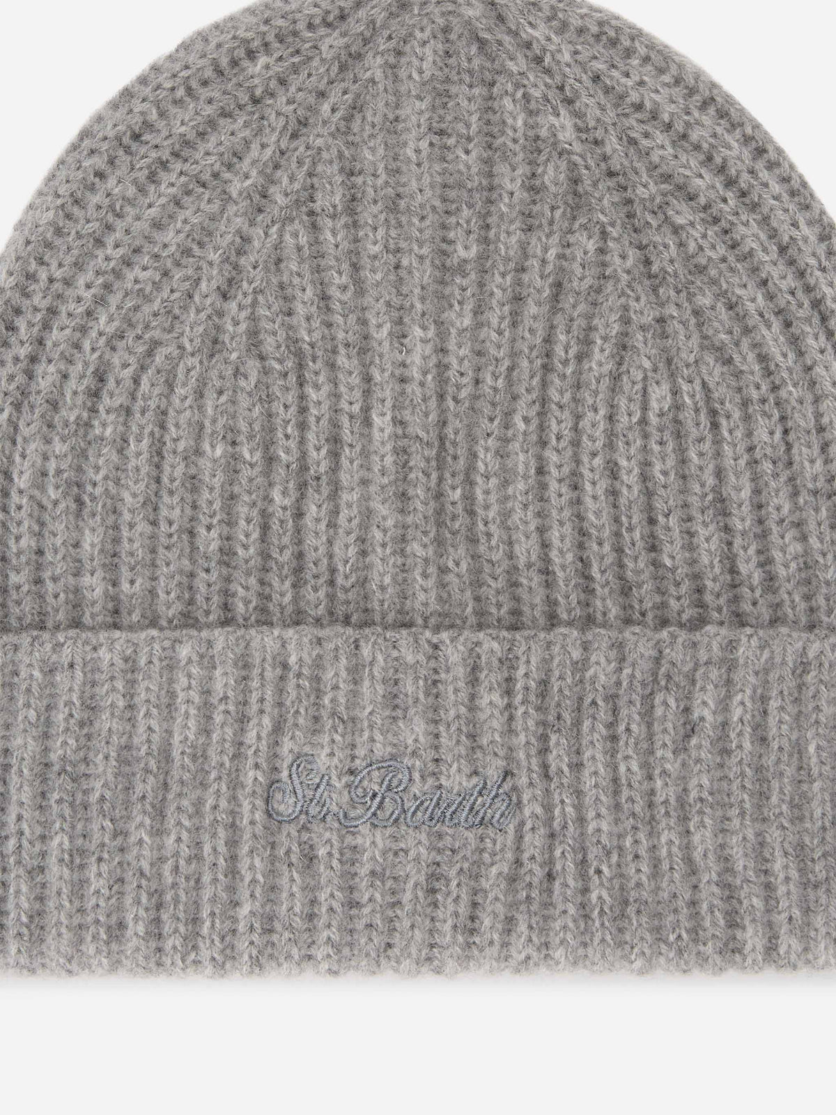 Berretto Wengen grigio in cashmere