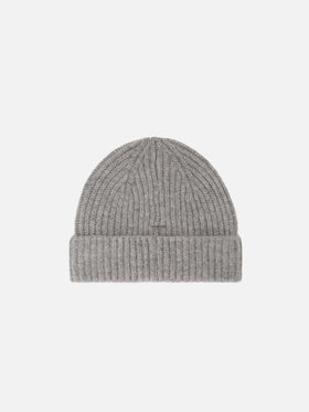 Berretto Wengen grigio in cashmere
