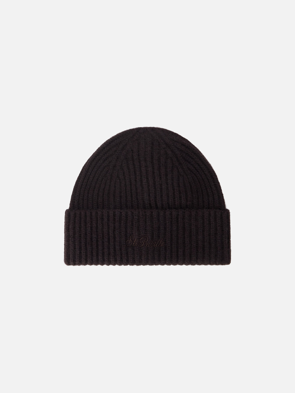 Gorro Wengen de cachemir marrón 
