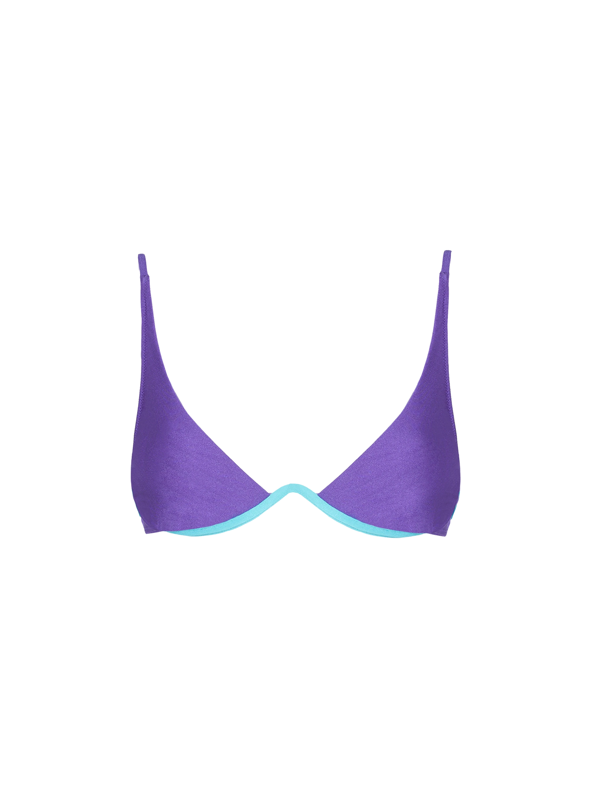 Woman bicolor underwired triangle bikini - MC2 Saint Barth