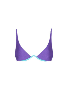 Woman bicolor underwired triangle bikini - MC2 Saint Barth