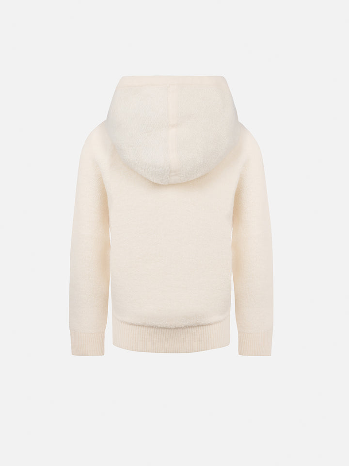Boy knit sweatshirt Wood - MC2 Saint Barth