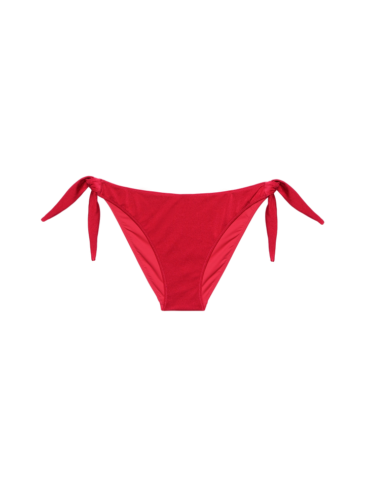 Yali shimmer brick red classic swim briefs - MC2 Saint Barth