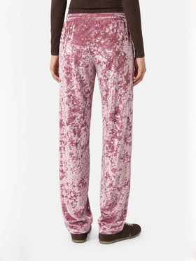 Yvonne Jogginghose aus rosa Chenille 