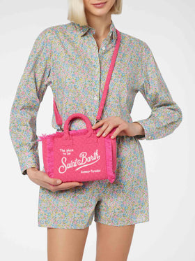 Woman Emma & Georgina print cotton shorts Boxy | MADE WITH LIBERTY FABRIC - MC2 Saint Barth