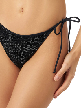 Woman swim briefs with black rhinestones - MC2 Saint Barth