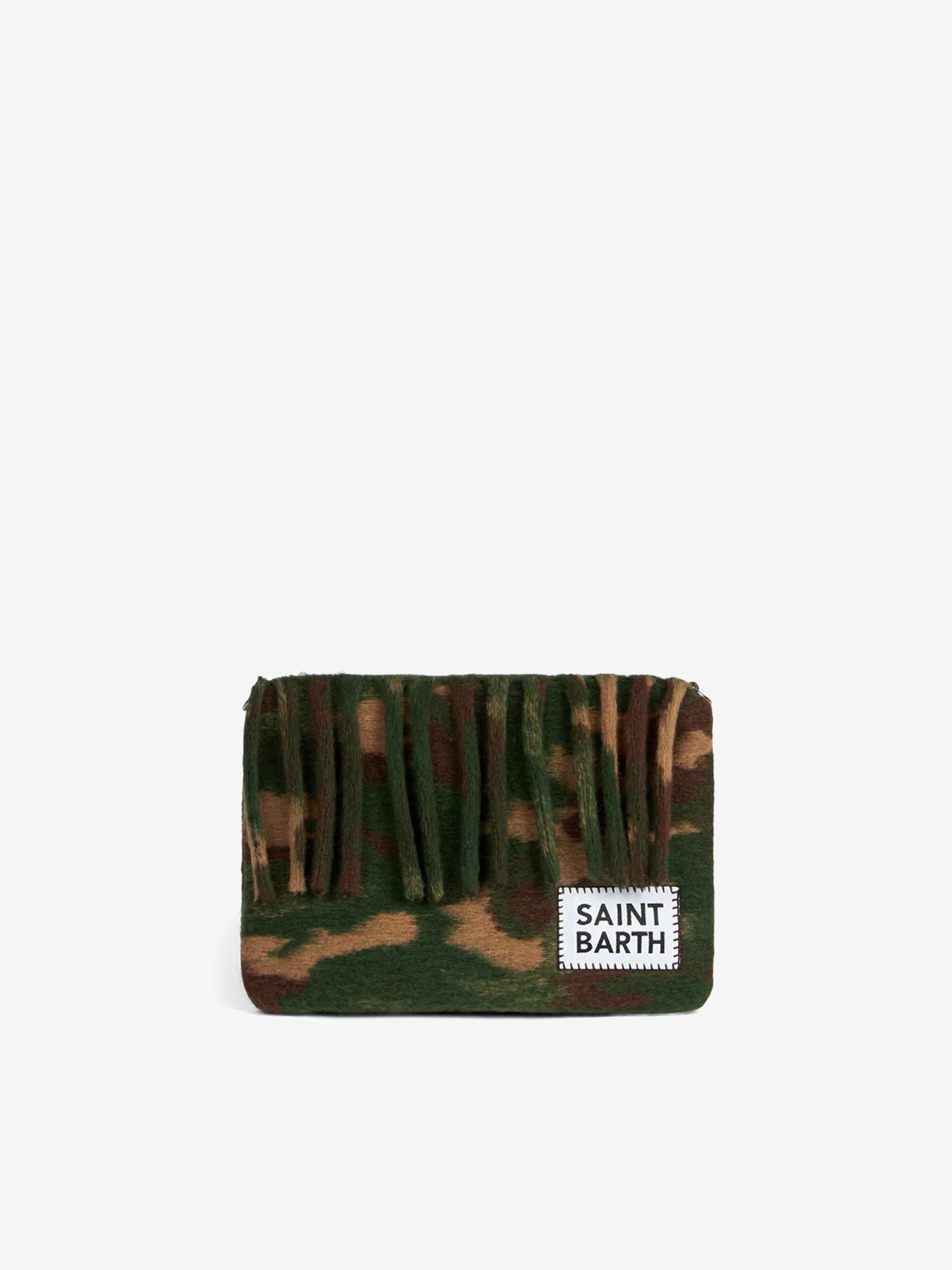 Parisienne blanket crossbody pouch bag with camouflage print - MC2 Saint Barth