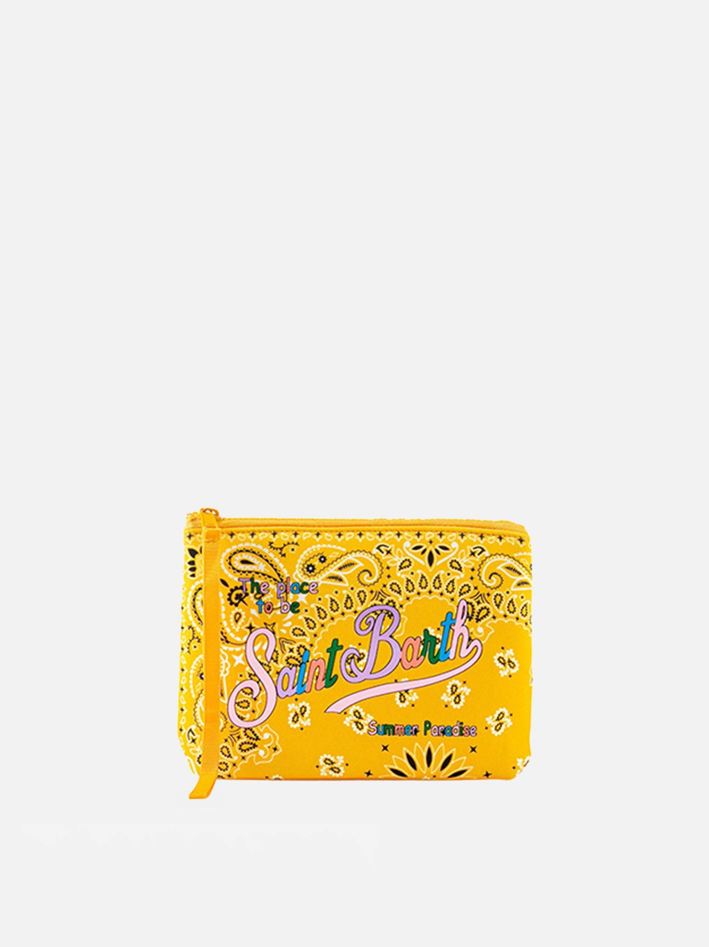 Aline Scuba-Pochette mit Bandana-Print