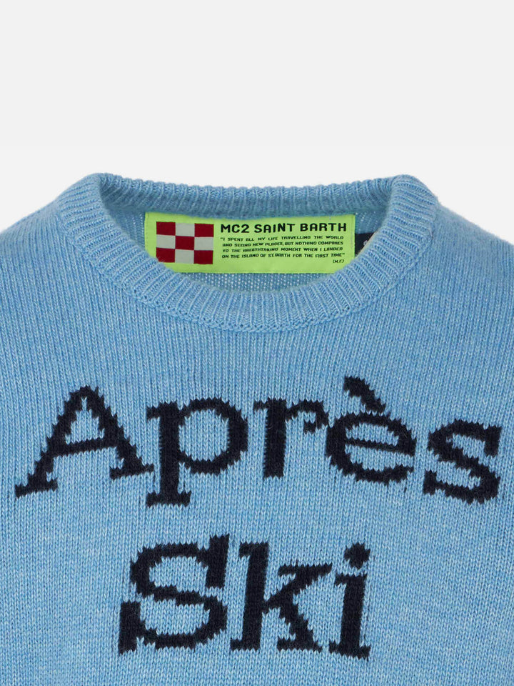 Après Ski boy's light blue sweater - MC2 Saint Barth