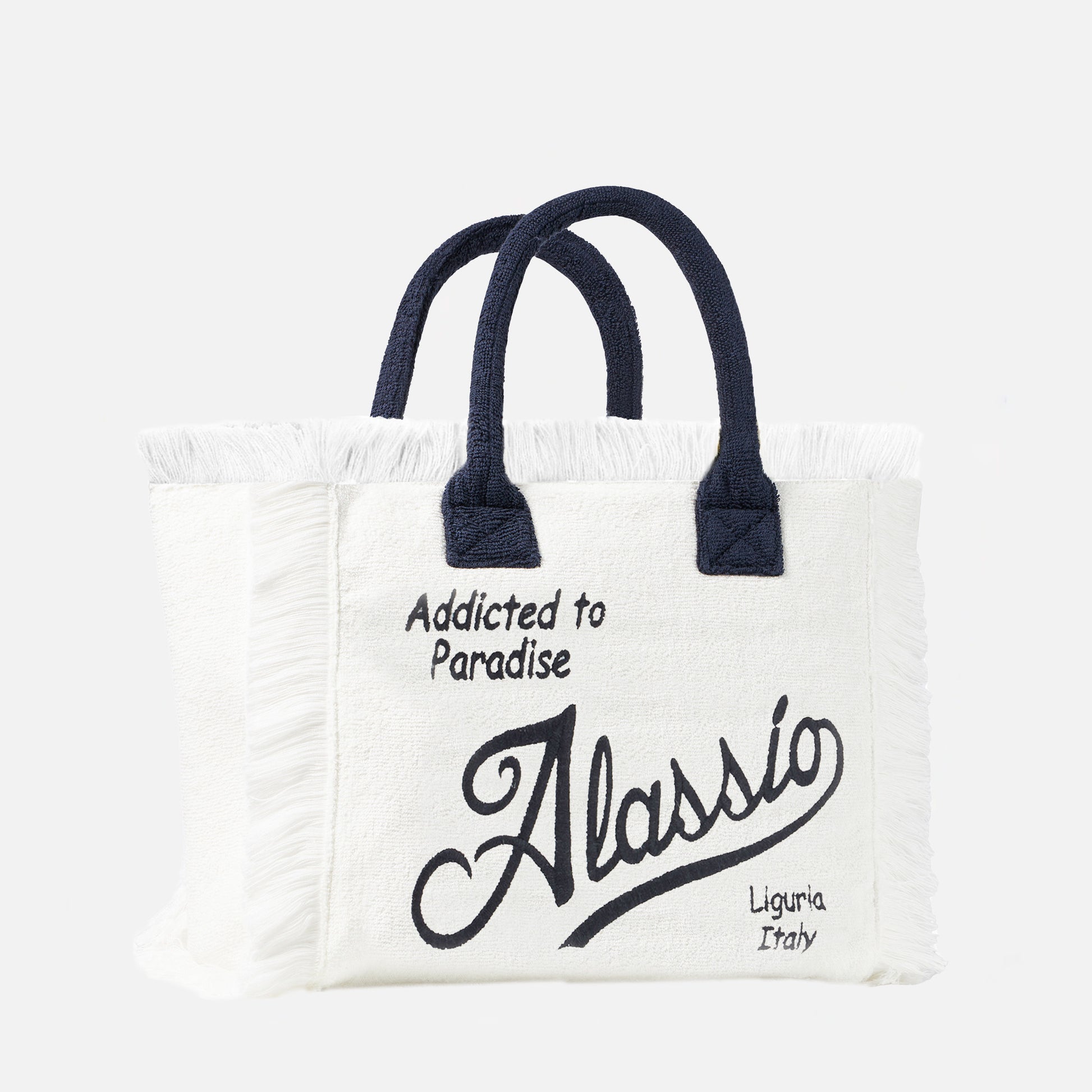 Vanity terry shoulder bag with Alassio embroidery - MC2 Saint Barth