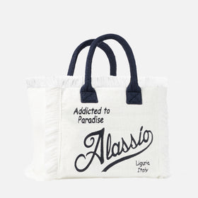 Vanity terry shoulder bag with Alassio embroidery - MC2 Saint Barth