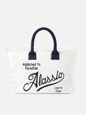 Vanity terry shoulder bag with Alassio embroidery - MC2 Saint Barth