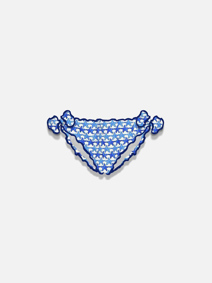 Girl swim briefs with starfish print - MC2 Saint Barth