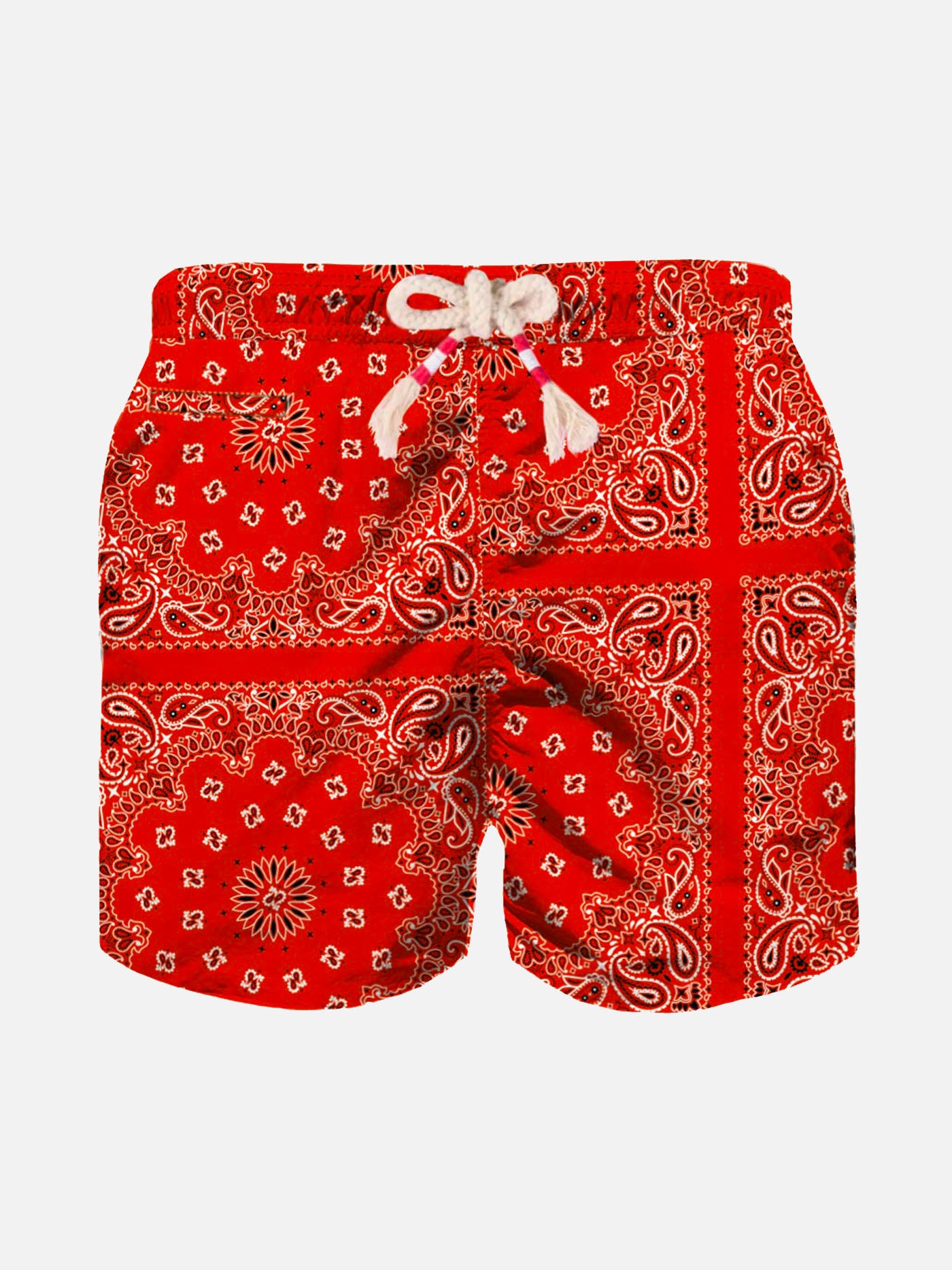 Boy swim shorts with bandanna print - MC2 Saint Barth