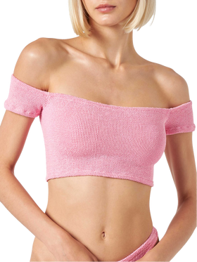 Woman crinkle wide shoulder strap bikini - MC2 Saint Barth