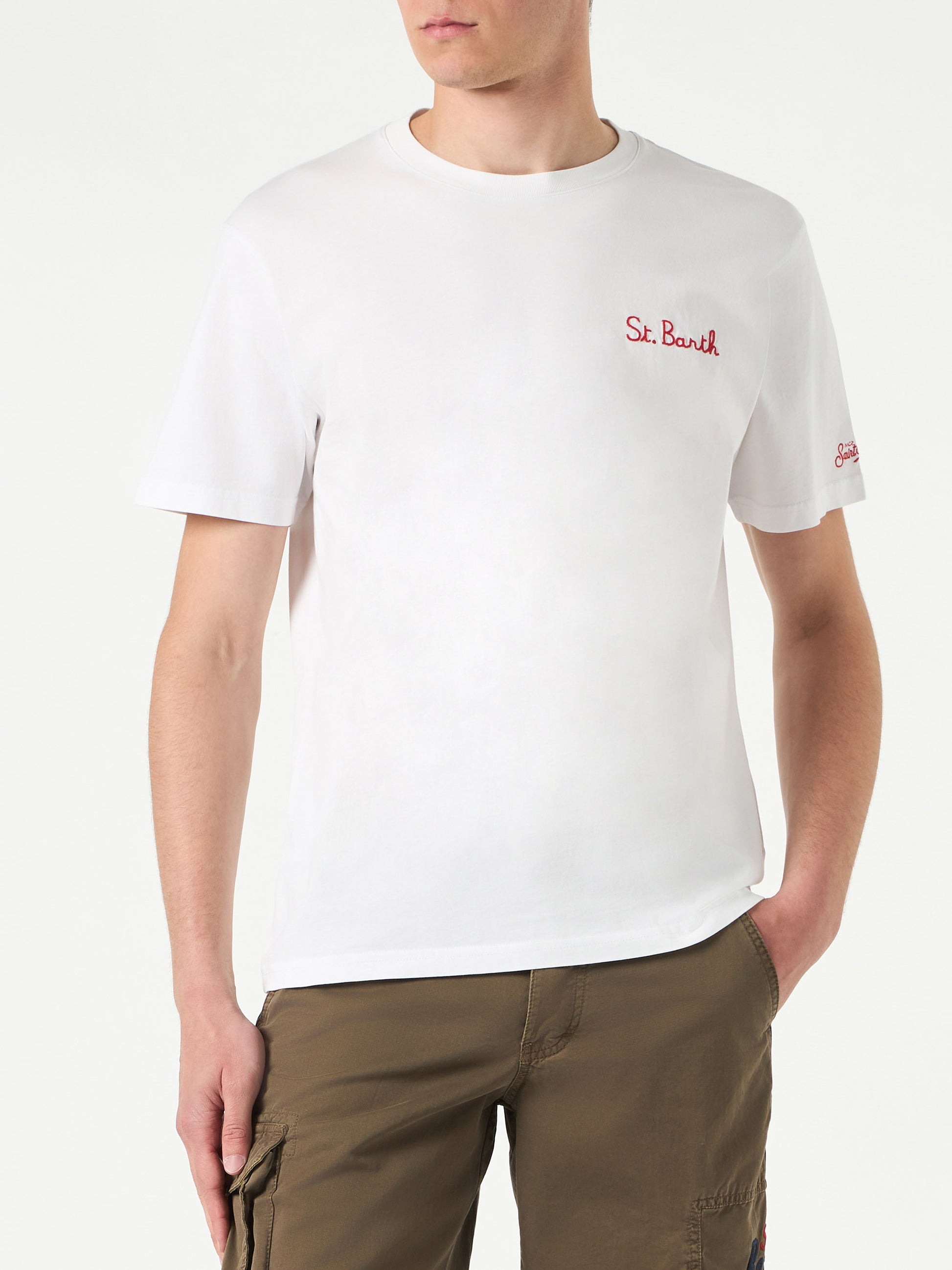 Man cotton t-shirt with Bart angel print | THE SIMPSONS SPECIAL EDITION - MC2 Saint Barth