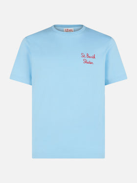 Man cotton t-shirt with Bart Simpson print | THE SIMPSON SPECIAL EDITION - MC2 Saint Barth