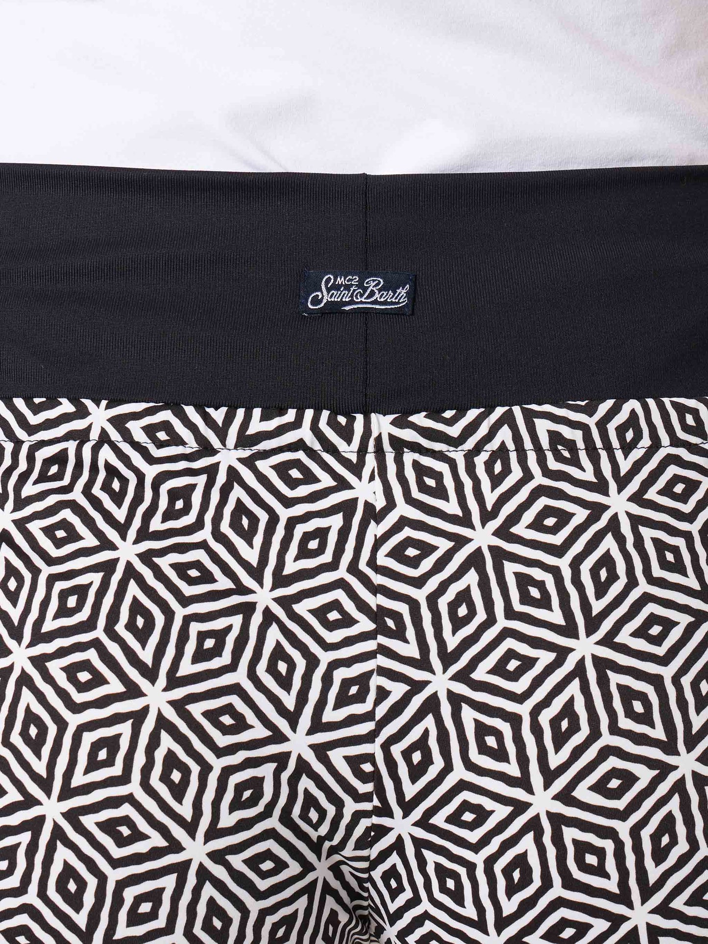 Woman beach shorts with geometric print - MC2 Saint Barth