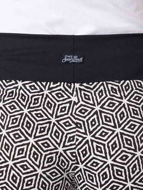 Woman beach shorts with geometric print - MC2 Saint Barth
