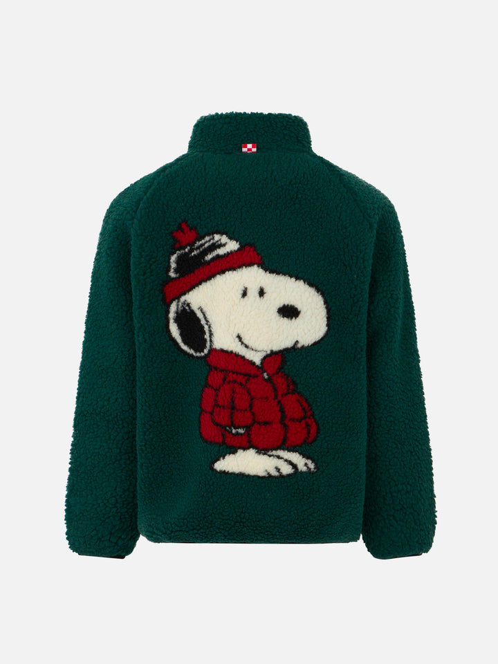 Boy sherpa jacket with Snoopy print | SNOOPY PEANUTS™ SPECIAL EDITION - MC2 Saint Barth