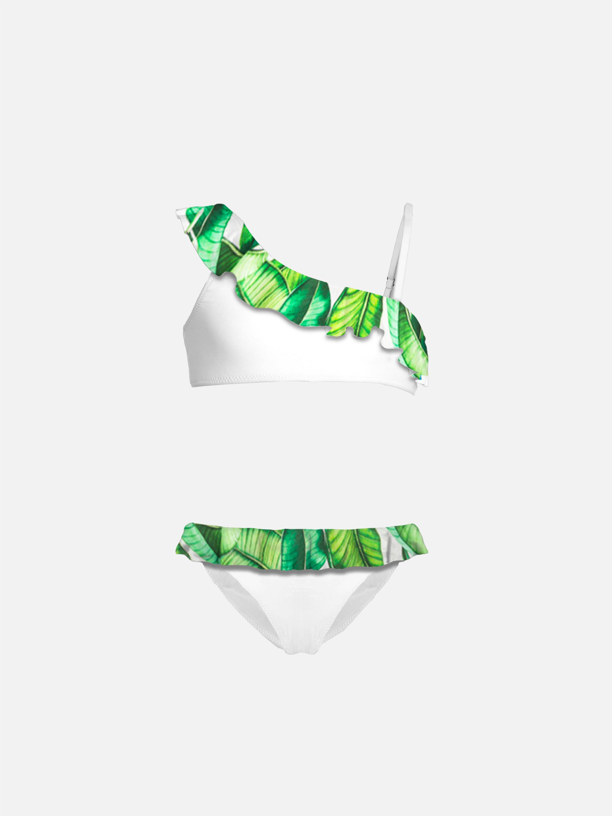 One shoulder ruffle girl bikini - MC2 Saint Barth