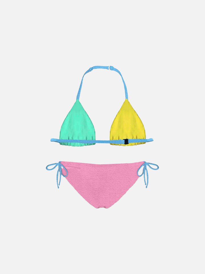 Girl terry multicolor bikini - MC2 Saint Barth