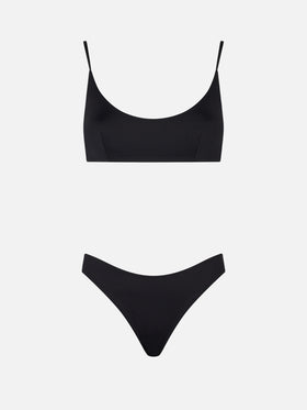 Bikini da donna a bralette colore nero