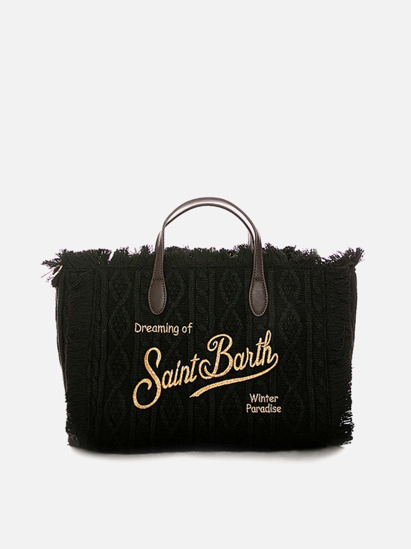 Borsa Colette tricot nera