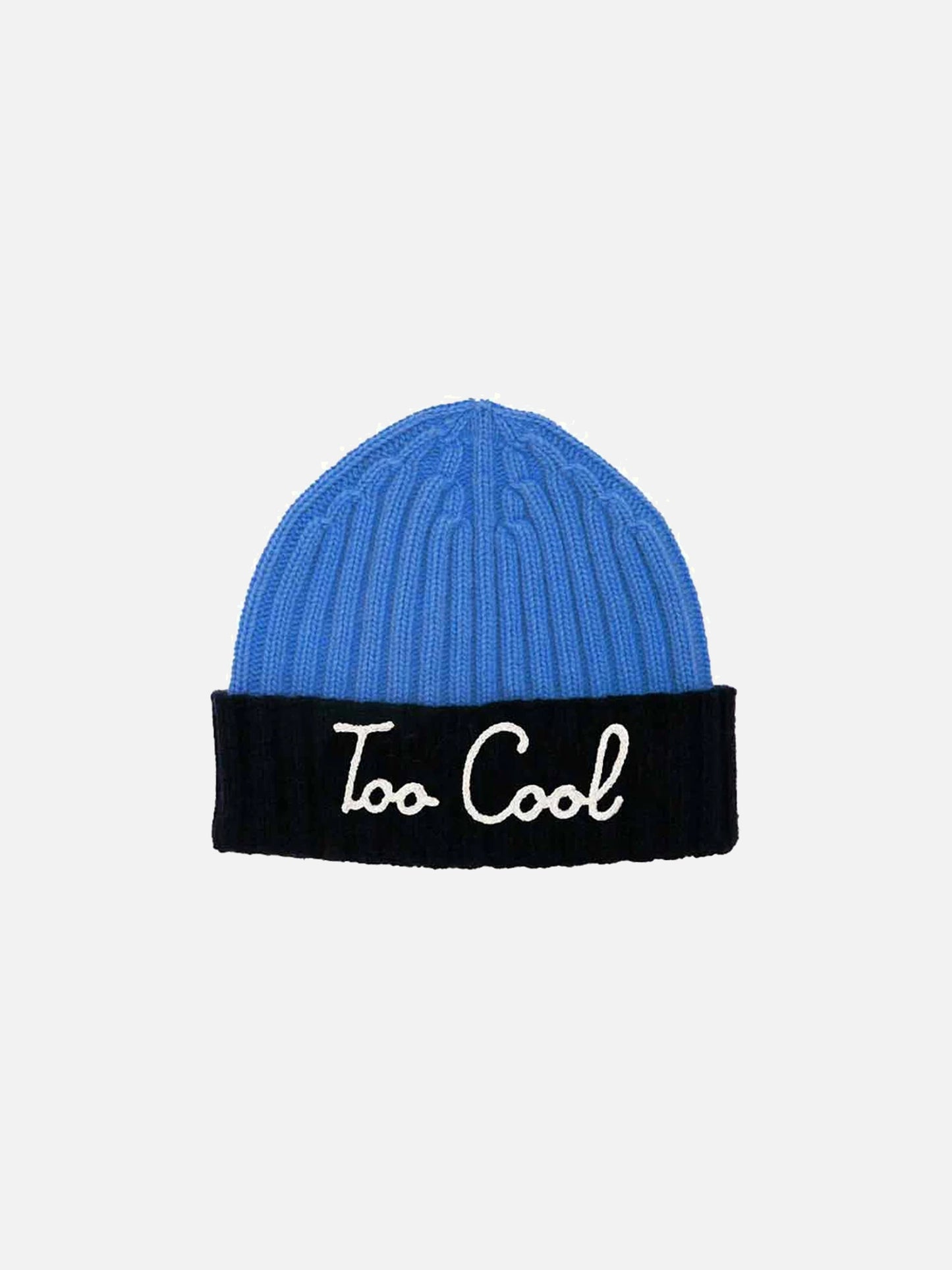 Blended cashmere hat with Too Cool embroidery - MC2 Saint Barth