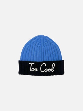 Blended cashmere hat with Too Cool embroidery - MC2 Saint Barth