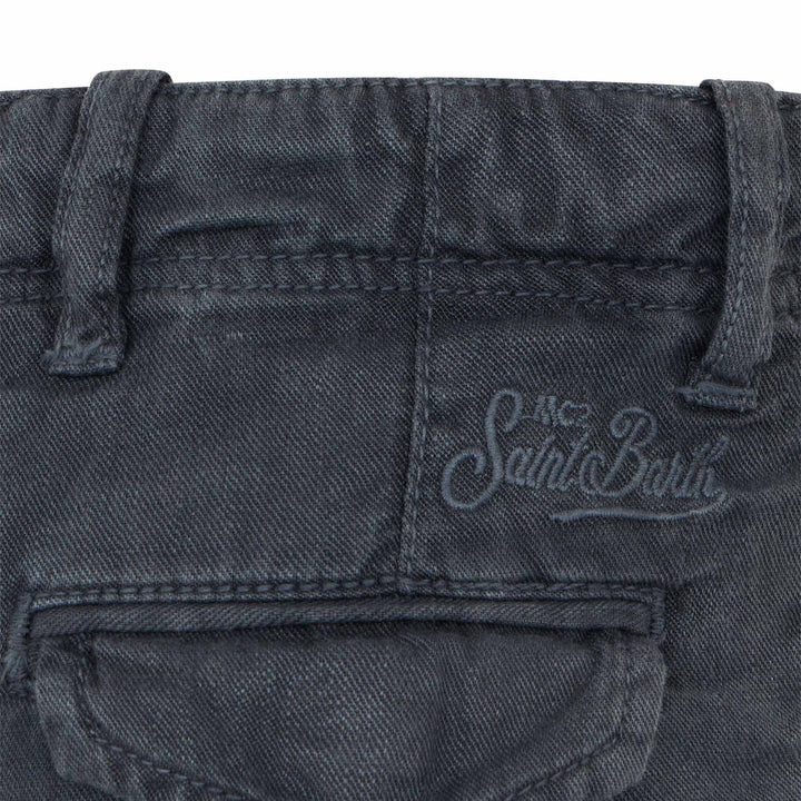Boy blue linen bermuda - MC2 Saint Barth