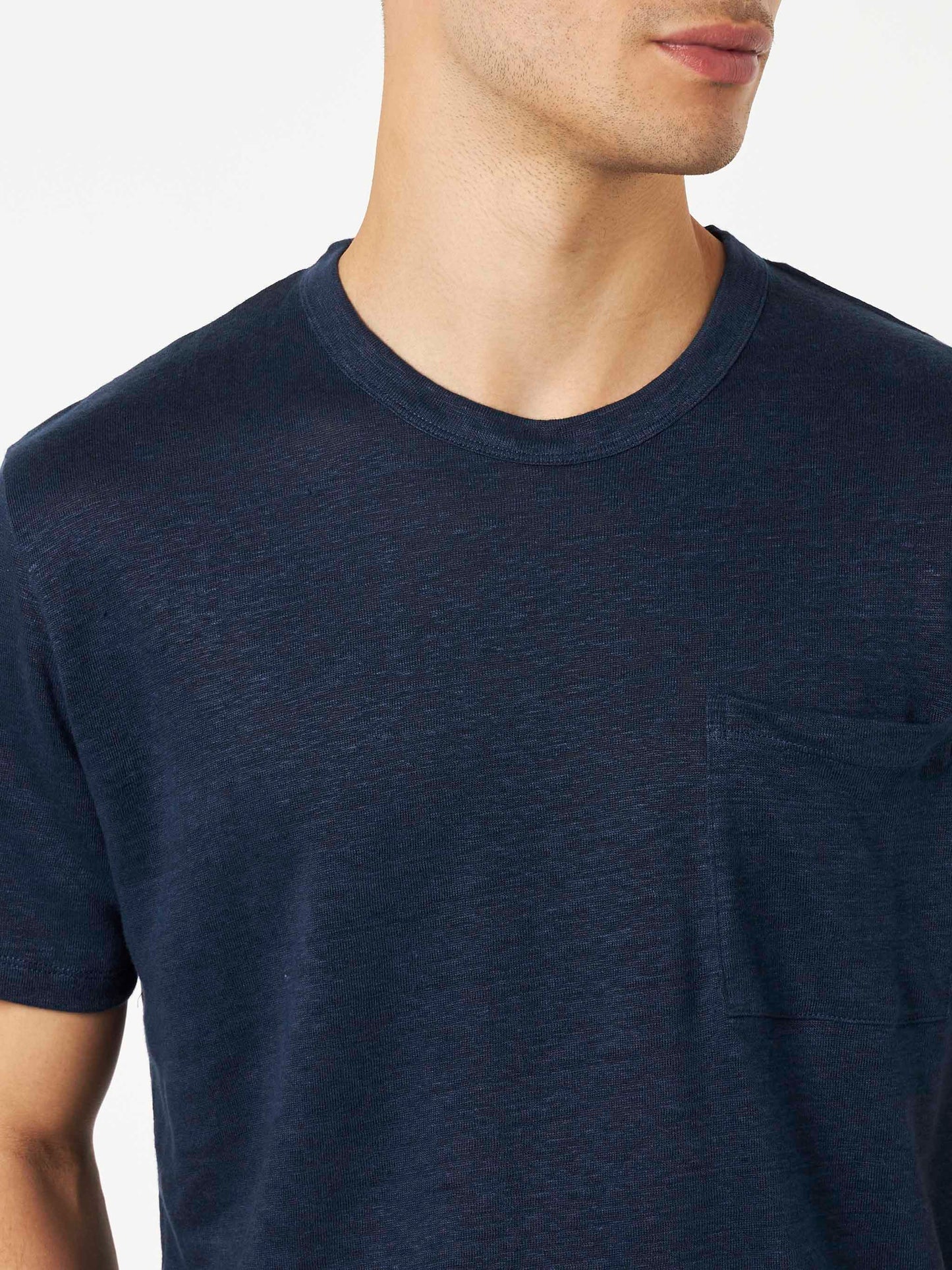 Man linen jersey t-shirt - MC2 Saint Barth