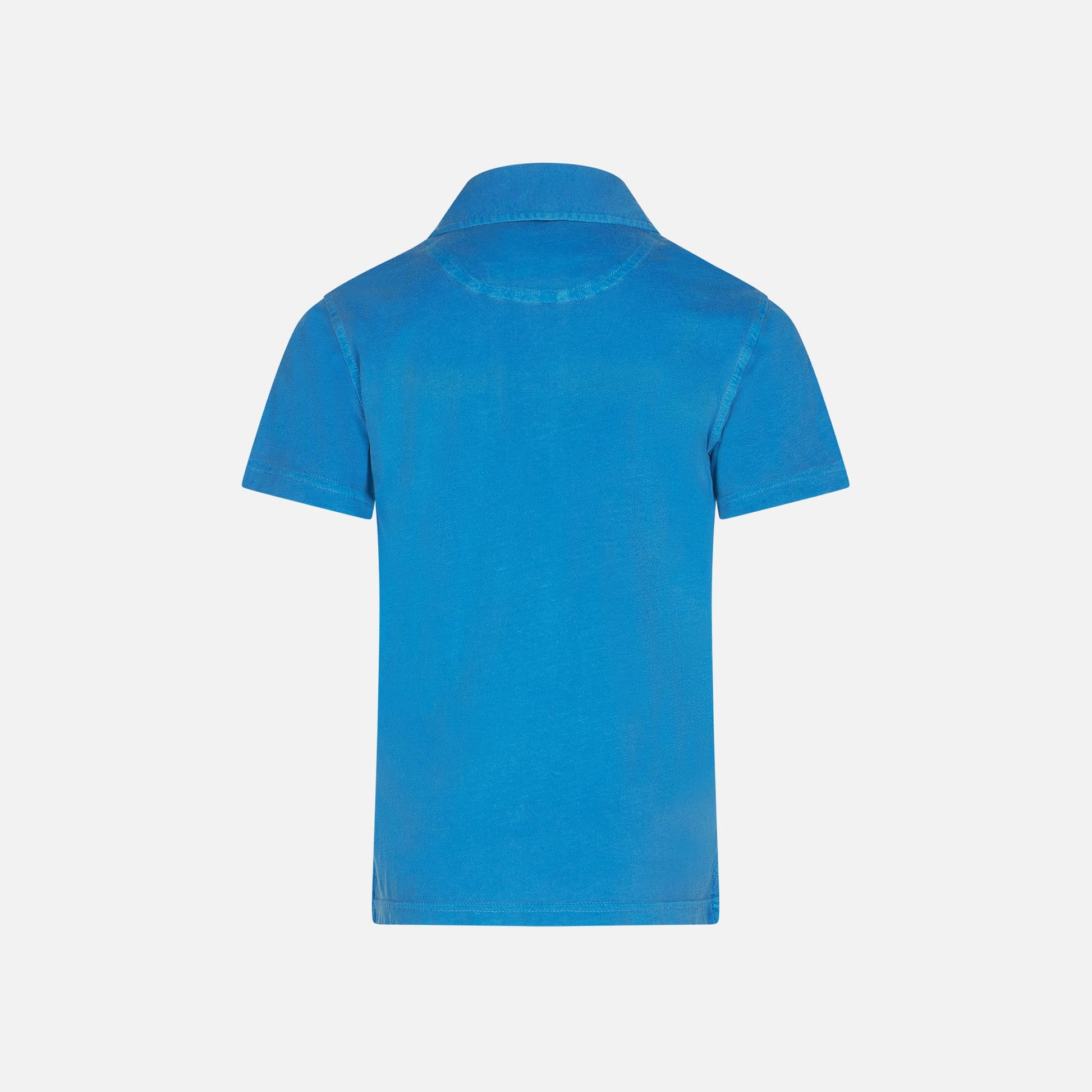 Boy bluette jersey polo - MC2 Saint Barth