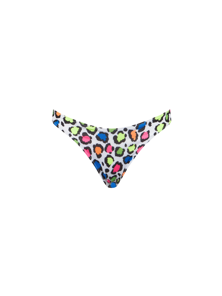 Woman bralette bikini with pop animalier print - MC2 Saint Barth