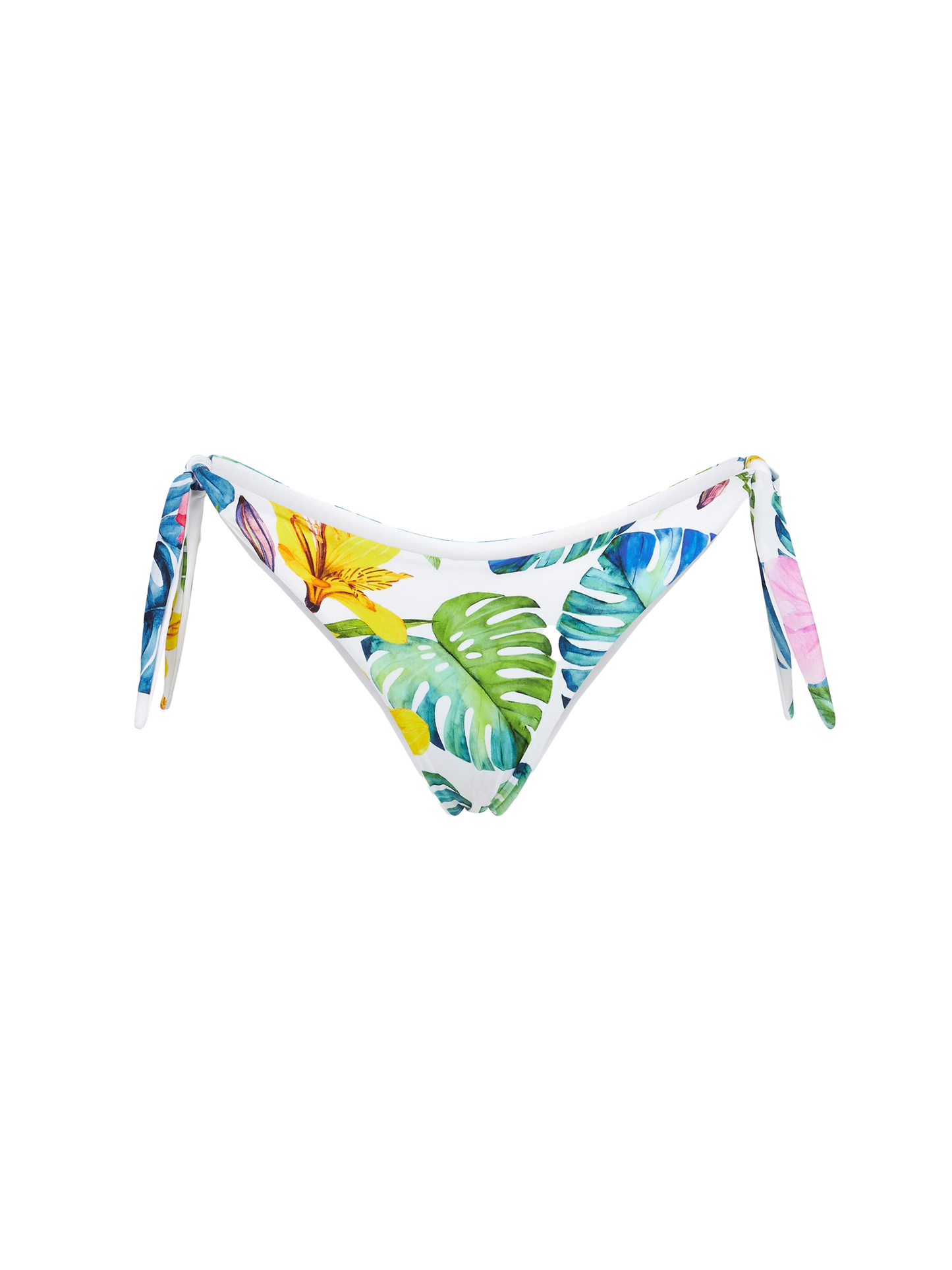 Woman swim briefs with flower print - MC2 Saint Barth