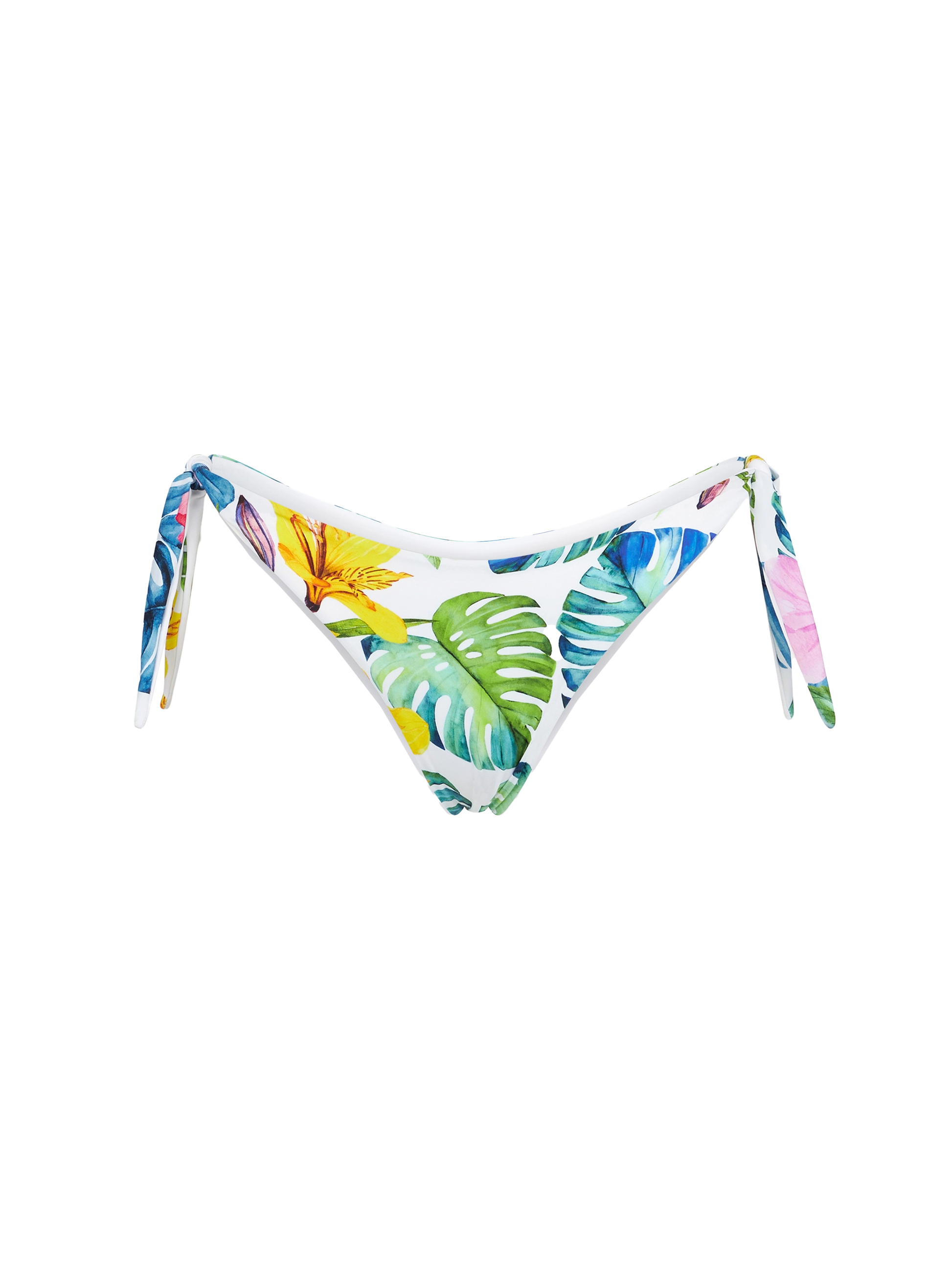 Woman swim briefs with flower print - MC2 Saint Barth