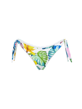 Woman swim briefs with flower print - MC2 Saint Barth