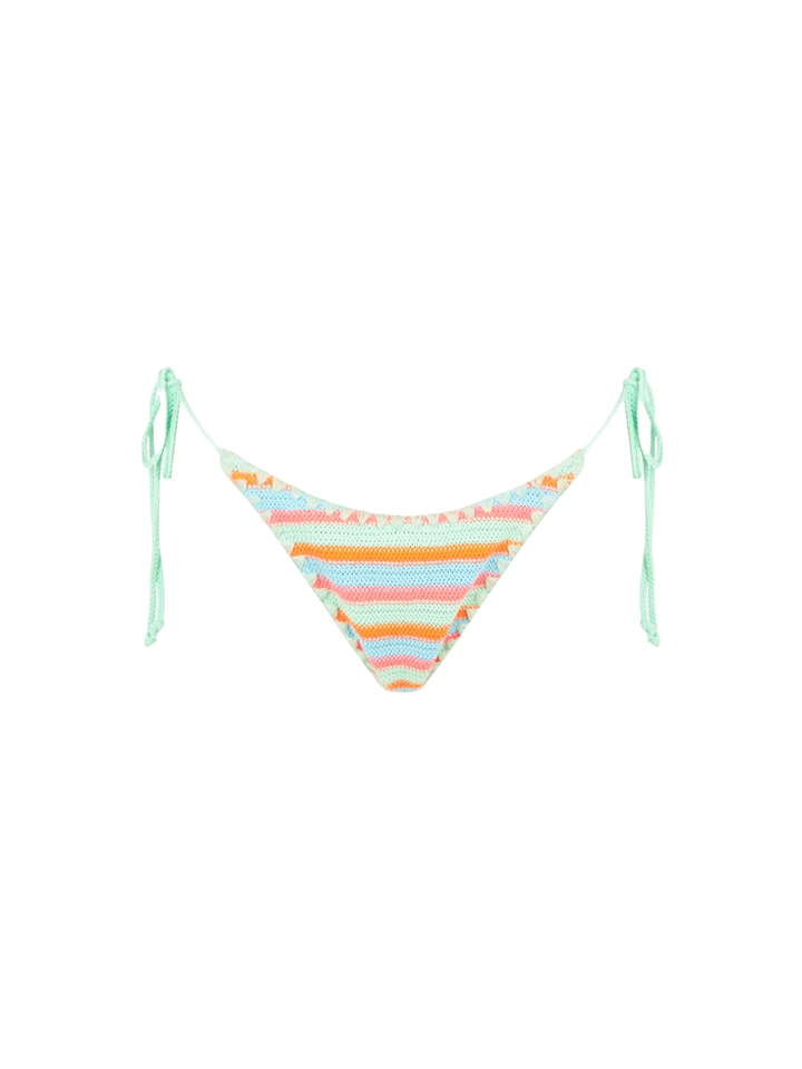 Woman striped crochet triangle bikini - MC2 Saint Barth
