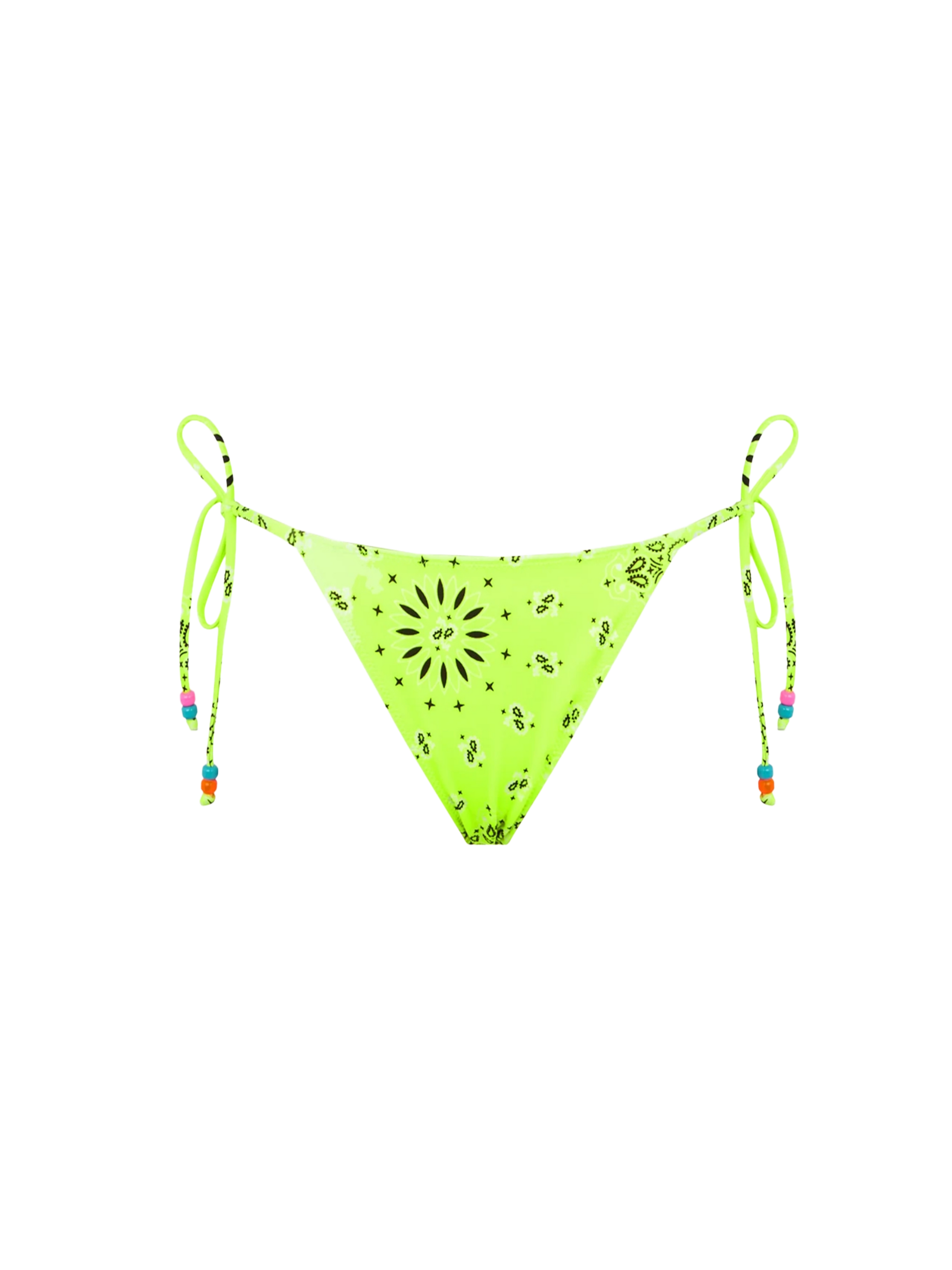Woman bandanna swim briefs with side laces - MC2 Saint Barth