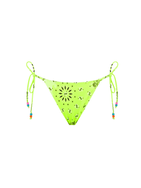 Woman bandanna swim briefs with side laces - MC2 Saint Barth