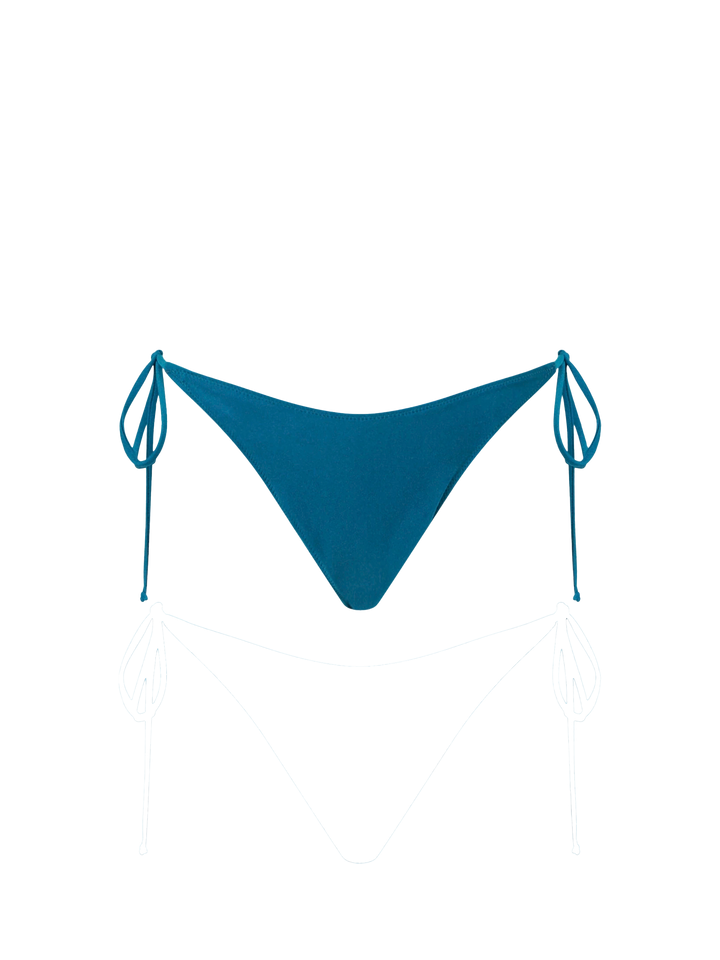Woman teal green swim briefs - MC2 Saint Barth