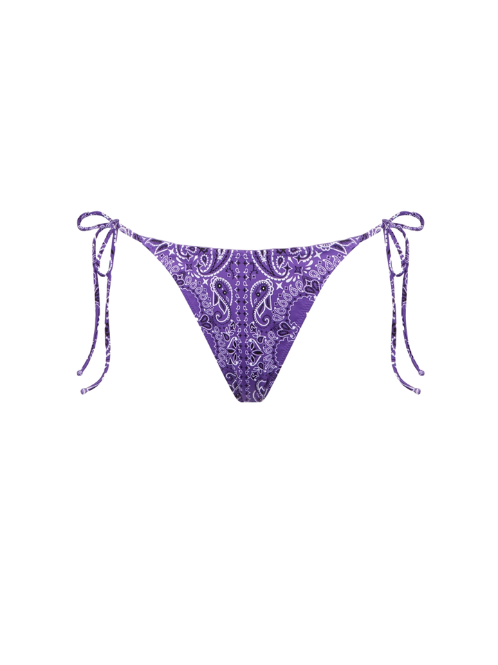 Woman bandeau bikini with bandanna print - MC2 Saint Barth