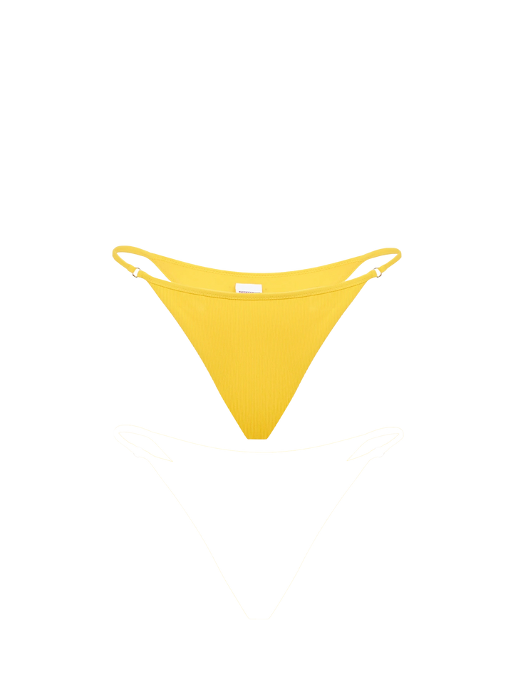 Woman yellow triangle bikini - MC2 Saint Barth