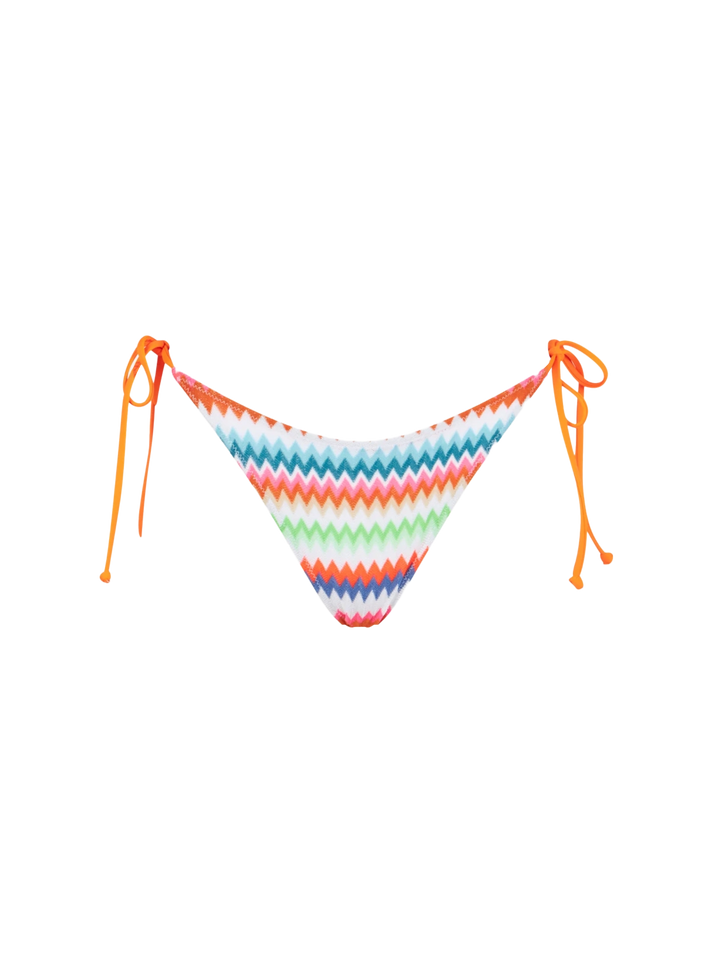 Woman triangle bikini with print chevron pattern - MC2 Saint Barth